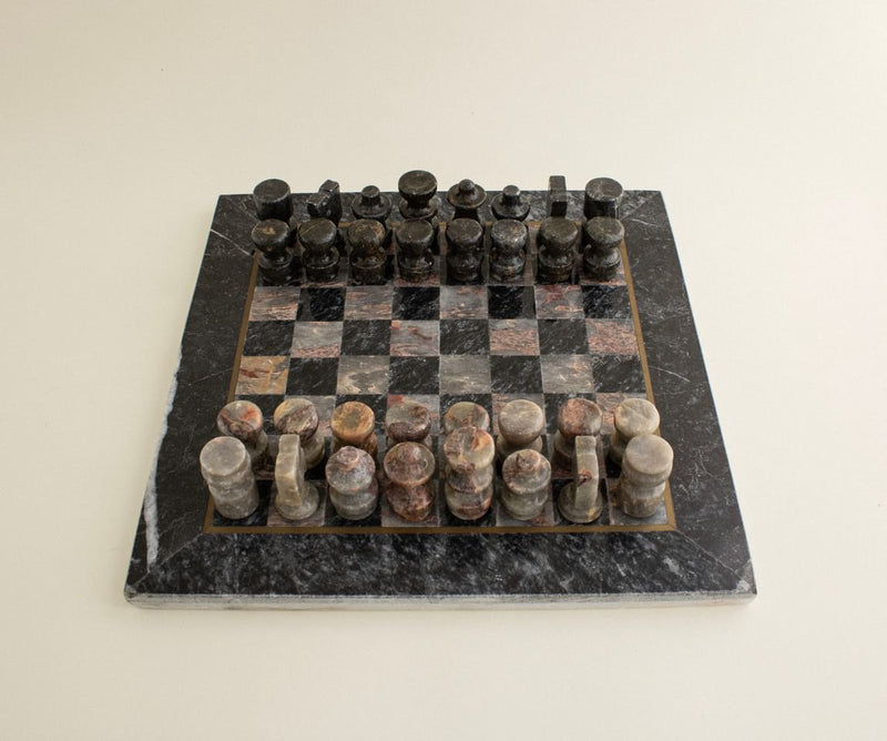 Chess - Dark Brown & Grey