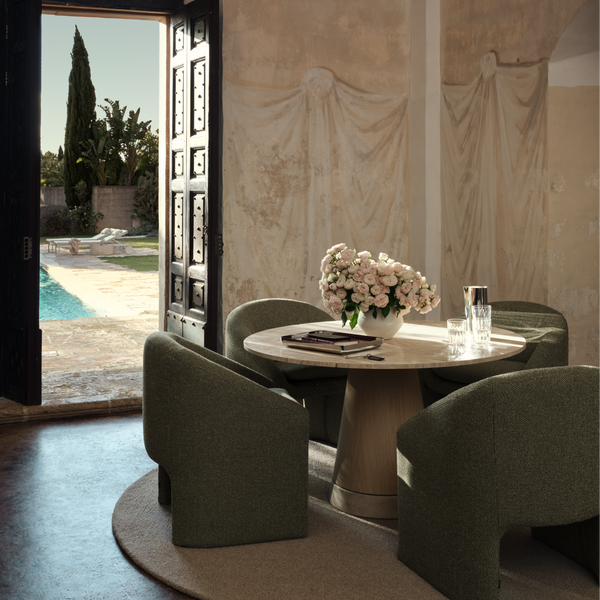 Piro Dining Table - Marble Top