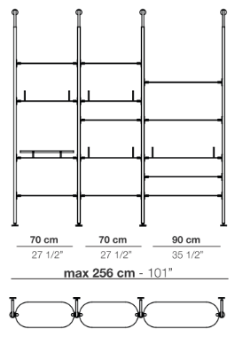 Alba - Wall fixing version